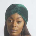 velvet turban headband