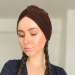 Pleated Velvet Turban Hat