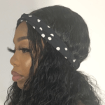 Black Polka Dot Knot Headband