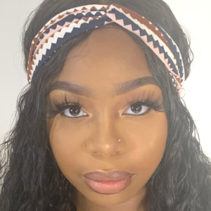 Nude ZigZag Pattern Knot Headband