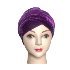 Purple Turban Head Wrap