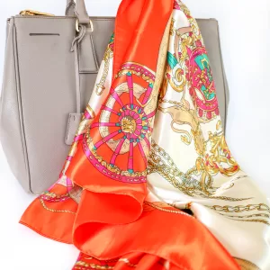 womens satin scarves