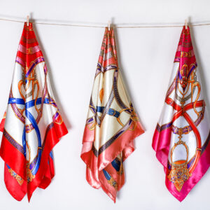 satin head scarves