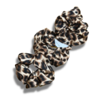 Brown Animal Print Scrunchie 1