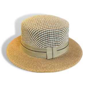 Brown Boss Lady Straw Hat
