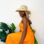 Blonde BEACH BAE Summer Straw Hat
