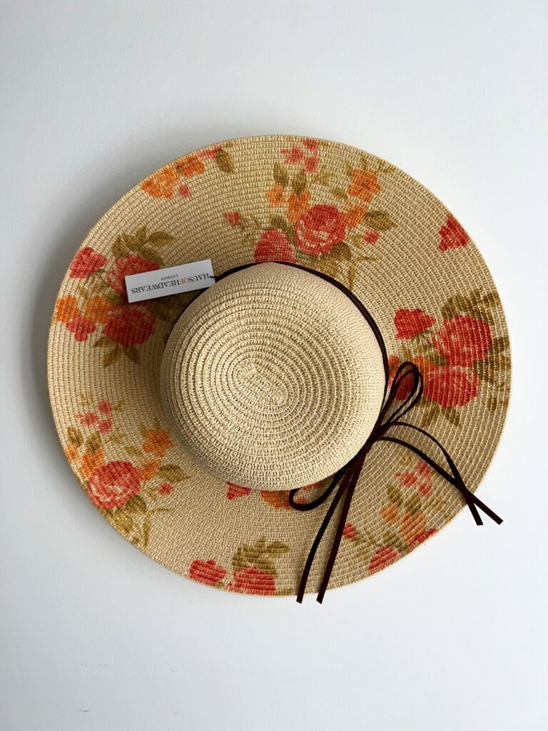 Roses Summer Straw Hat