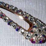 MULTI-COLOURED SPARKLING CRYSTAL JUMBO HAIR CLIP