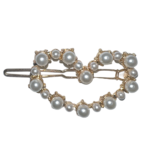 PEARLY HEARTS GOLD HAIR CLIP 1