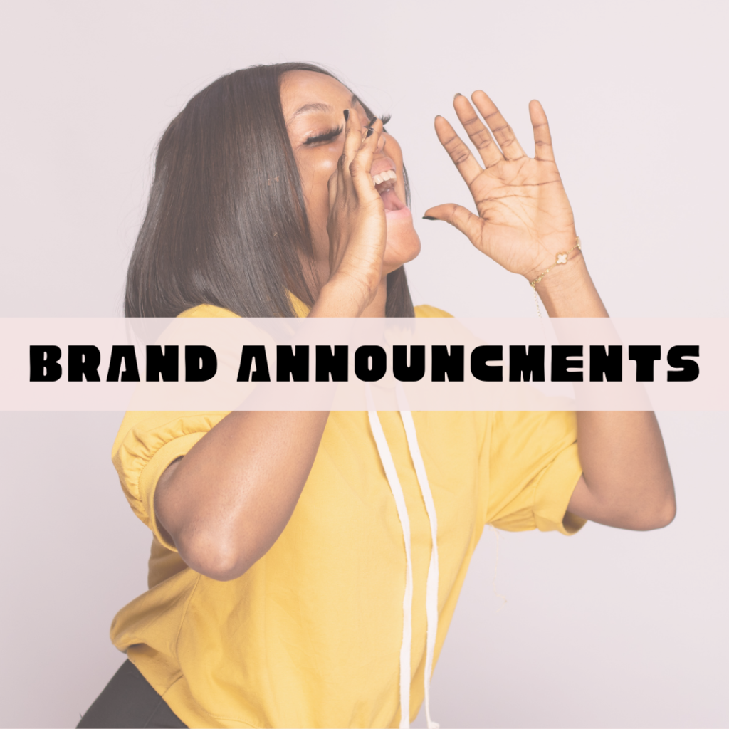 HOH Brand Announcements