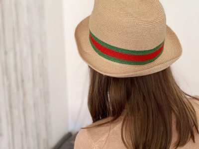 gucci straw hat womens