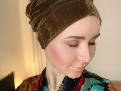 brown head wrap