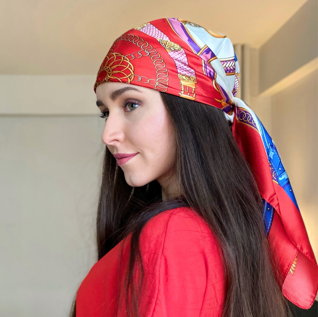 HausofHeadwears satin scarf